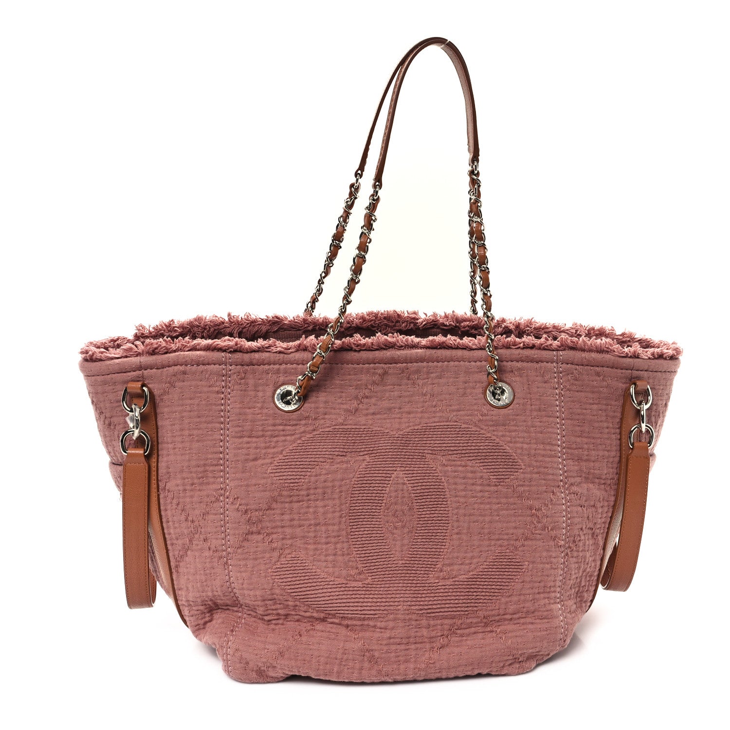 Canvas Small Double Face Shopping Tote Pink