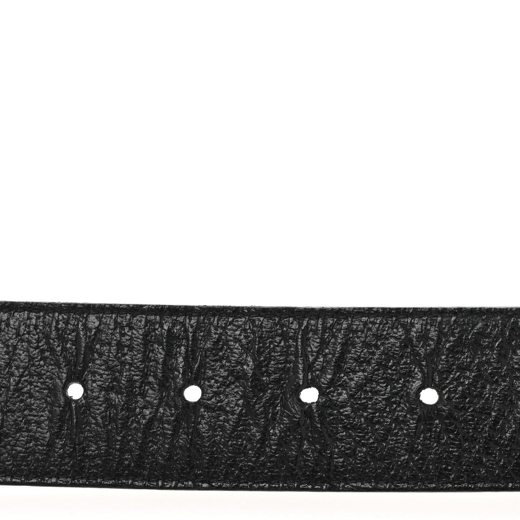 Textured Calfskin Double G 40mm Belt 95 38 Black
