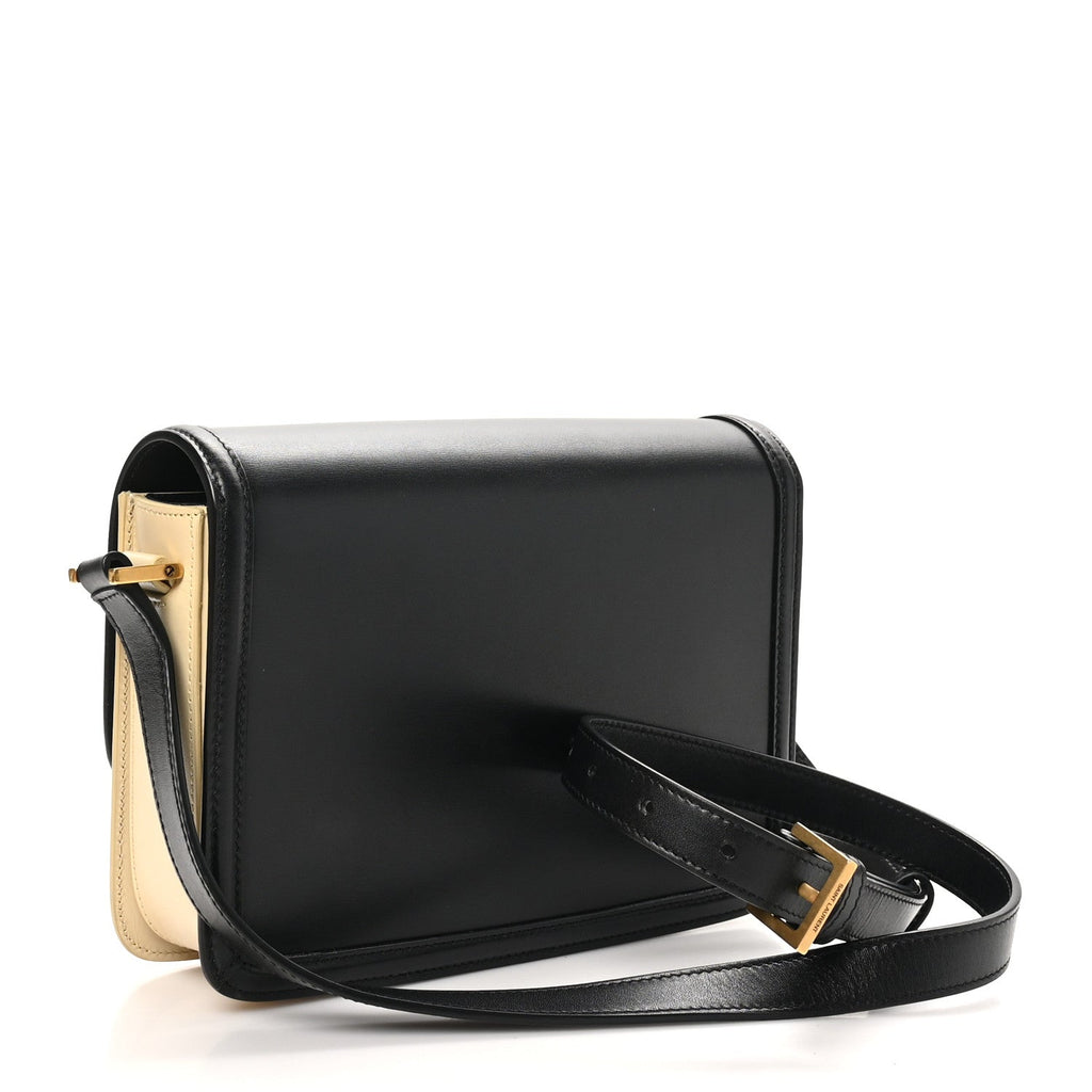 Soft Ultracalfskin Monogram Medium Solferino Satchel Black Burro