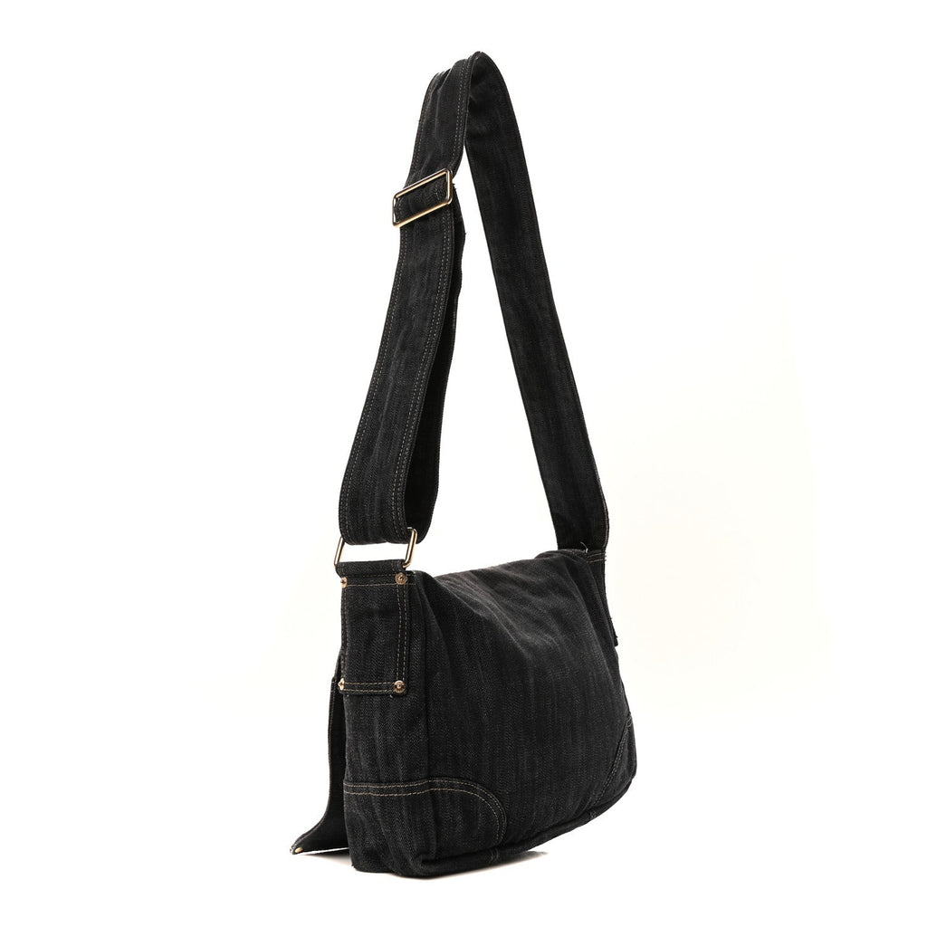 Denim CC Messenger Bag Blue