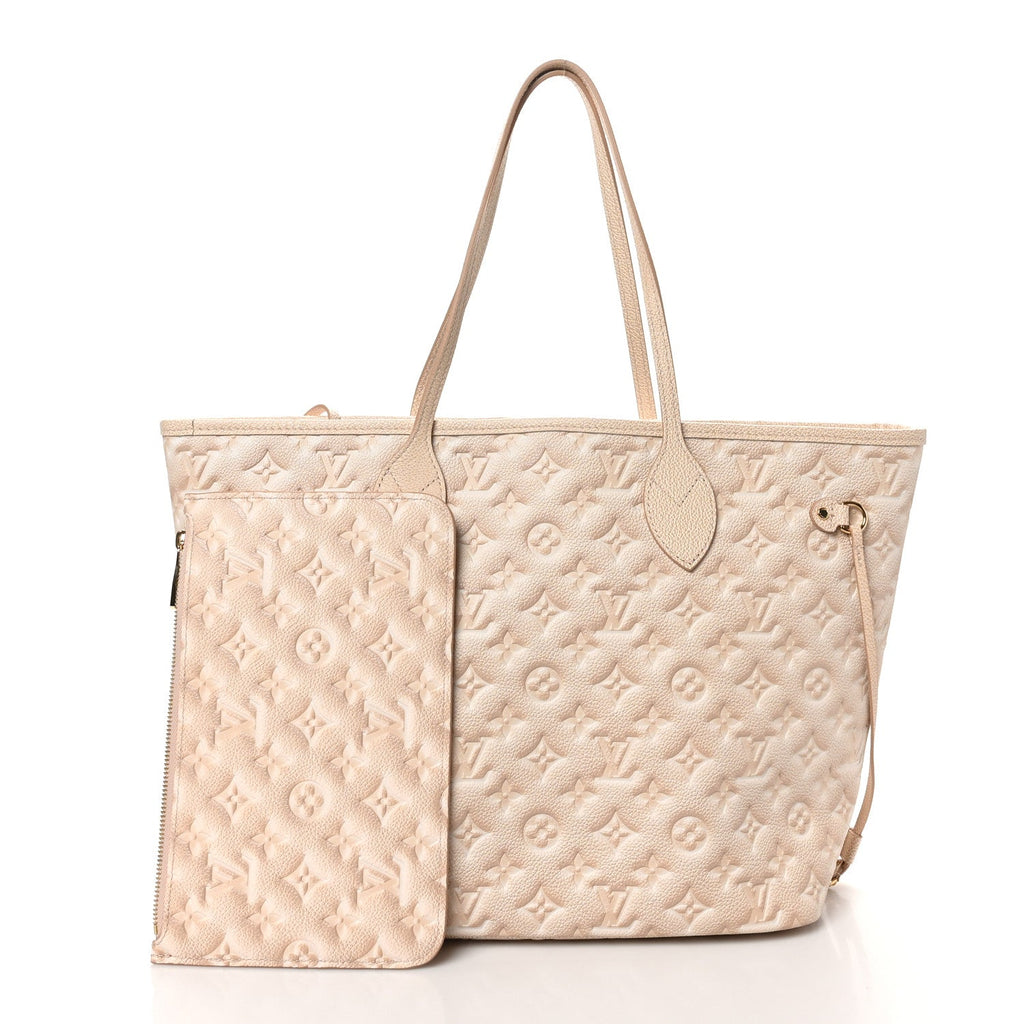 Empreinte Monogram Summer Stardust Neverfull MM Beige Clair