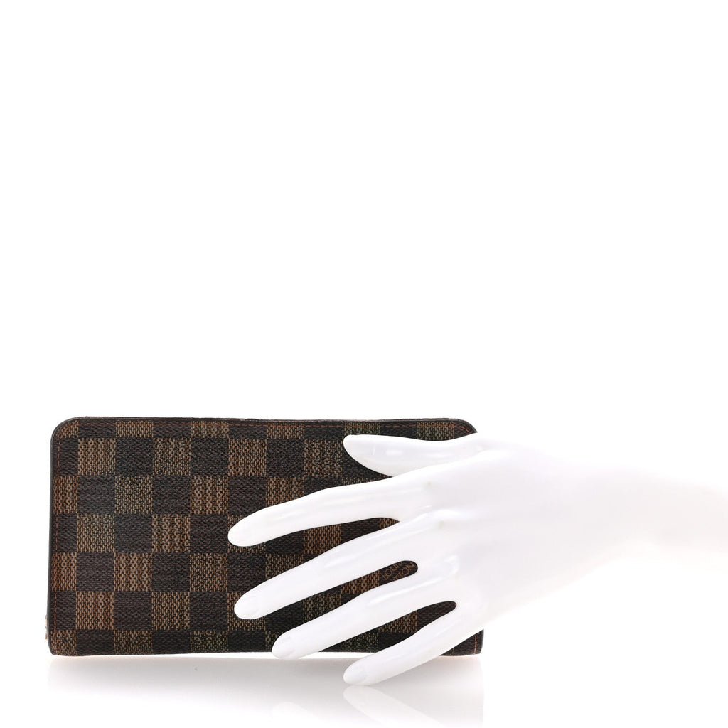 Damier Ebene Porte-Monnaie Zippe Zippy Wallet