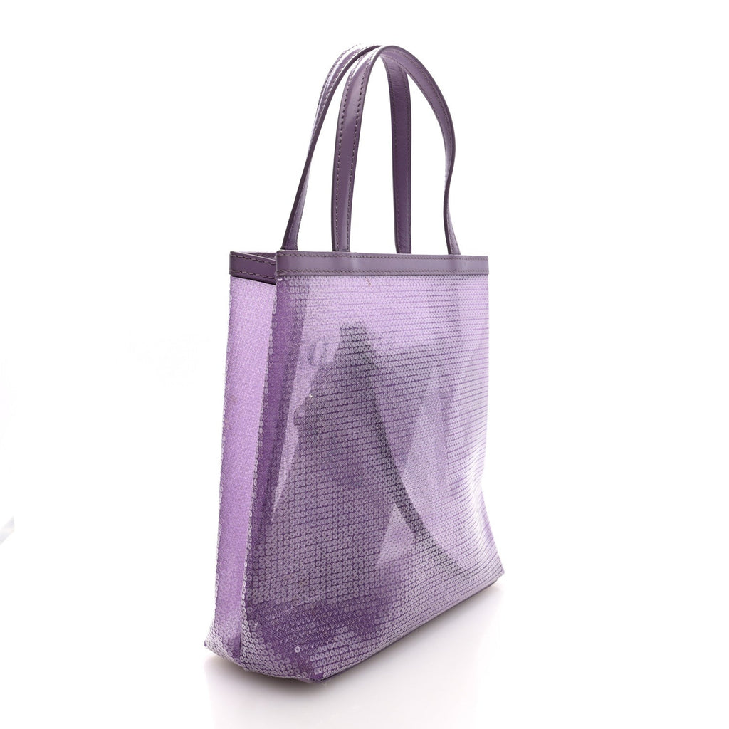 Sequin Mesh Small Tote Bag Lilium