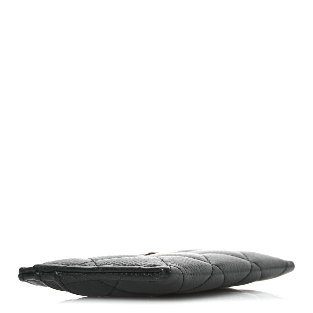 Caviar Quilted  Holder Black