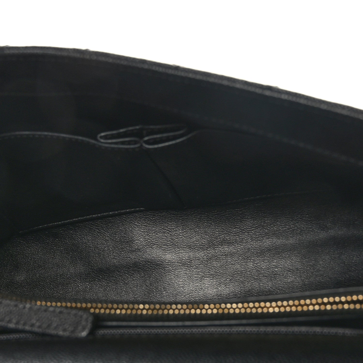 Caviar Lizard Embossed Quilted Small Coco Handle Flap Black