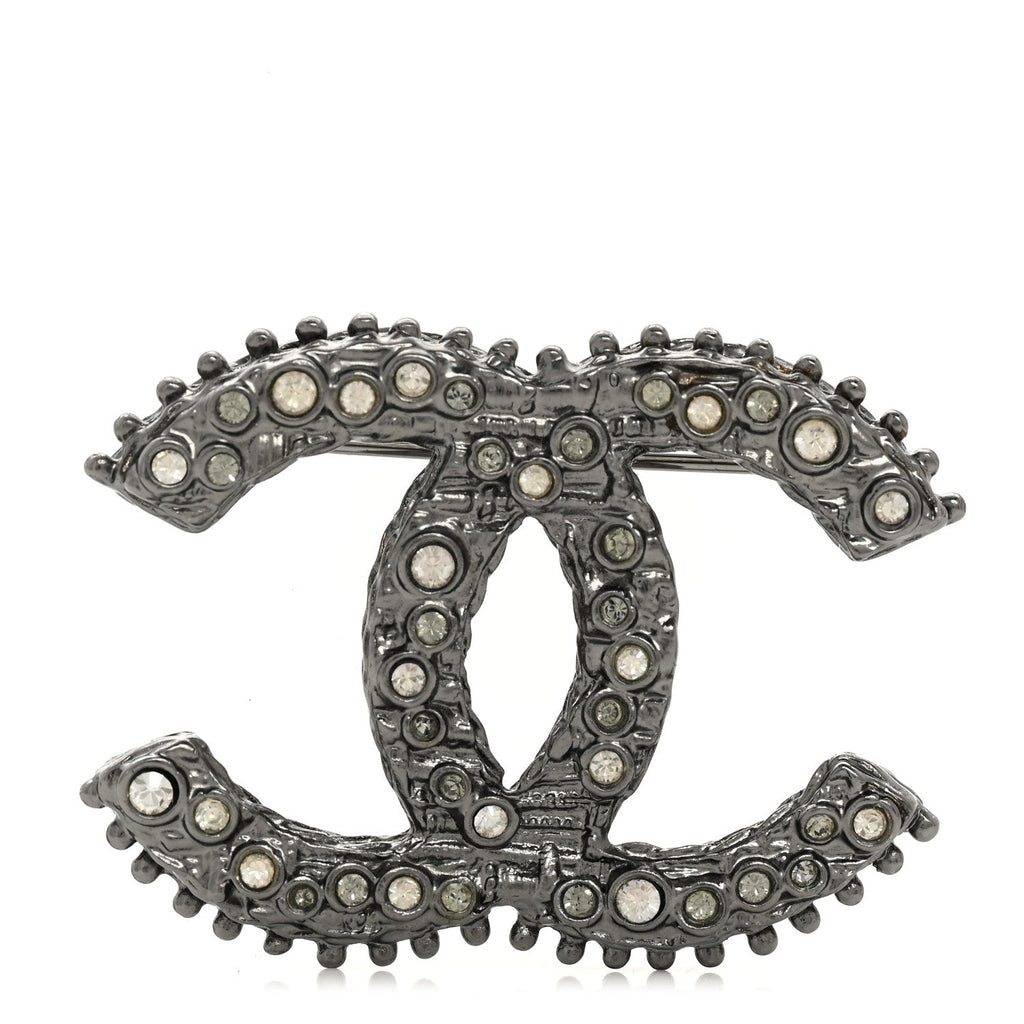 Ruthenium Crystal CC Brooch