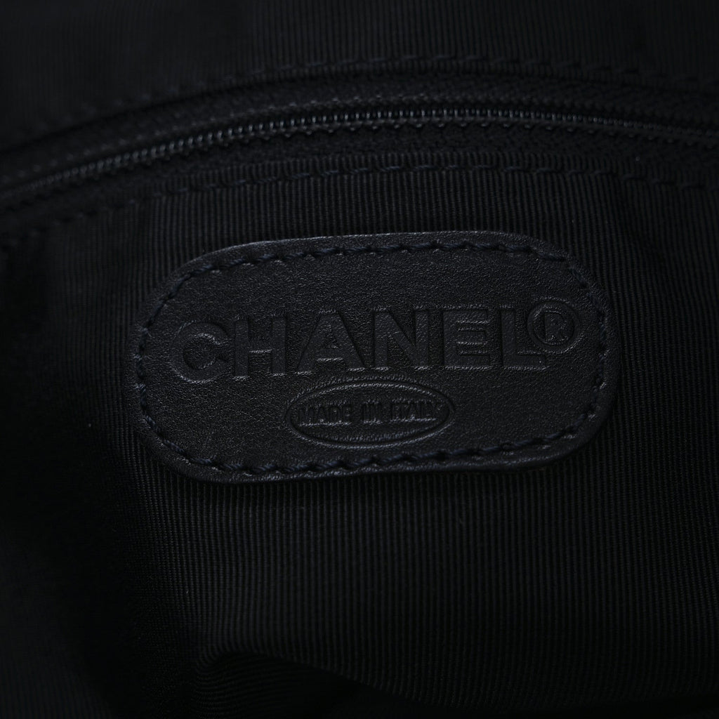 Lambskin CC Shopping Tote Black