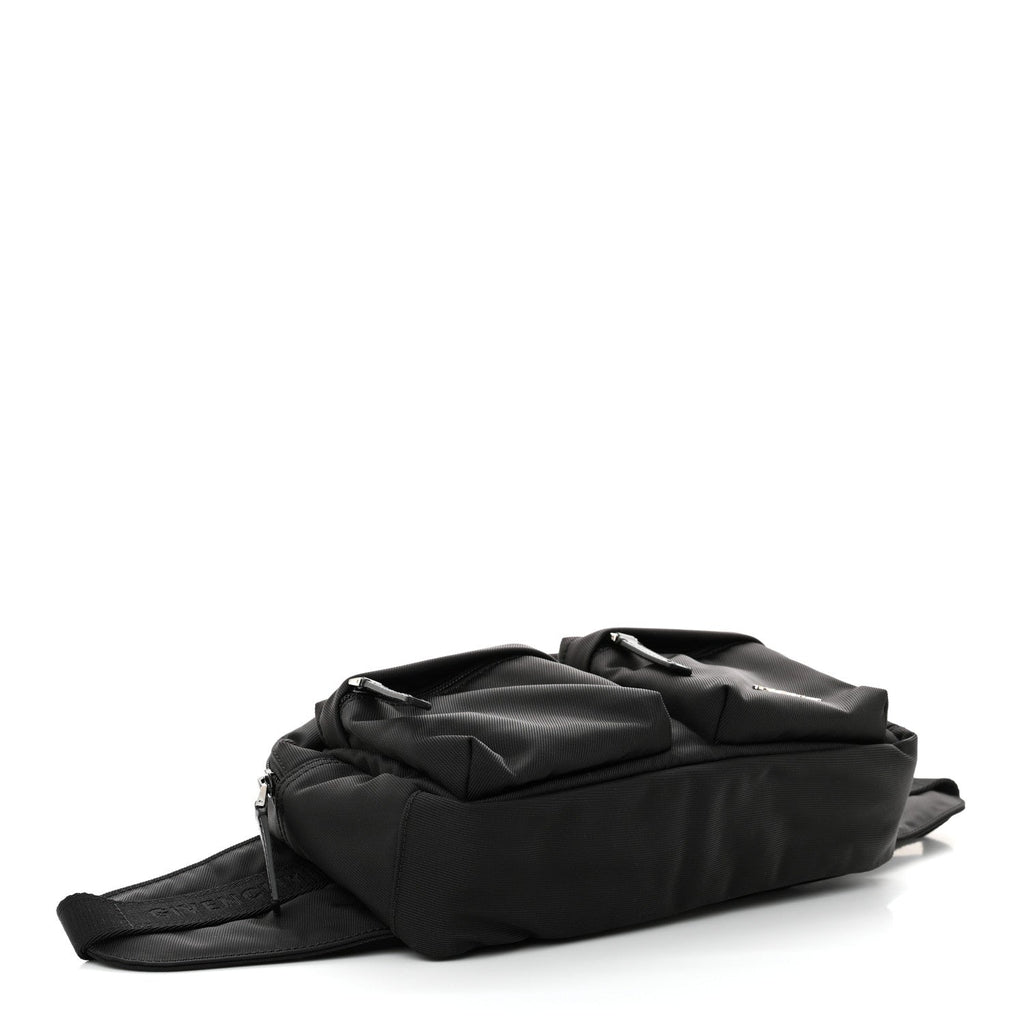 Nylon Essential U Belt Bag Black
