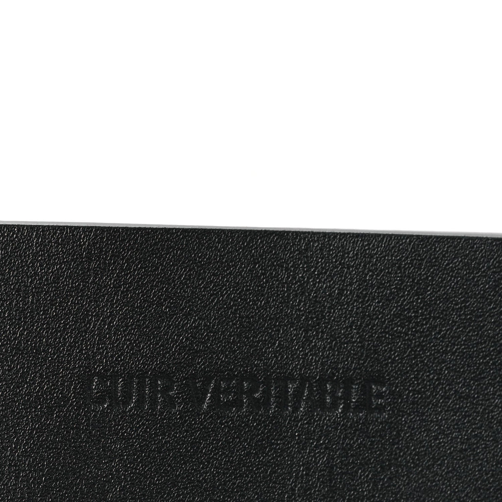 Lambskin Logo Belt 85 34 Black