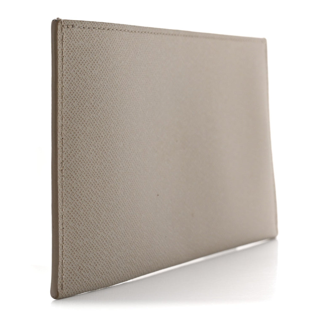 Calfskin Felicie Chain Wallet  Holder Insert Tourterelle