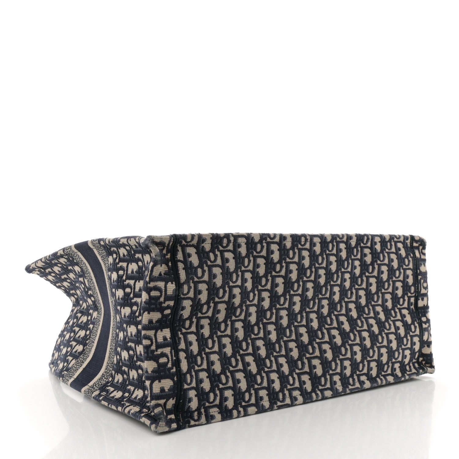 Oblique Large Book Tote Blue Multicolor