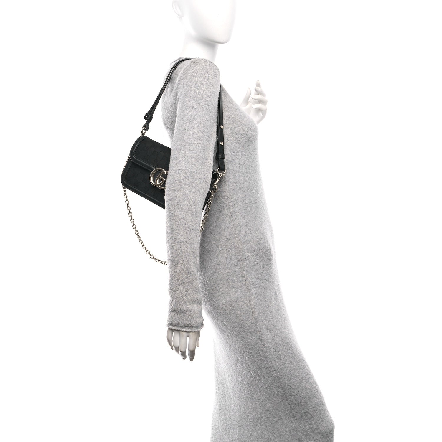 Monogram Go Small Shoulder Bag Black