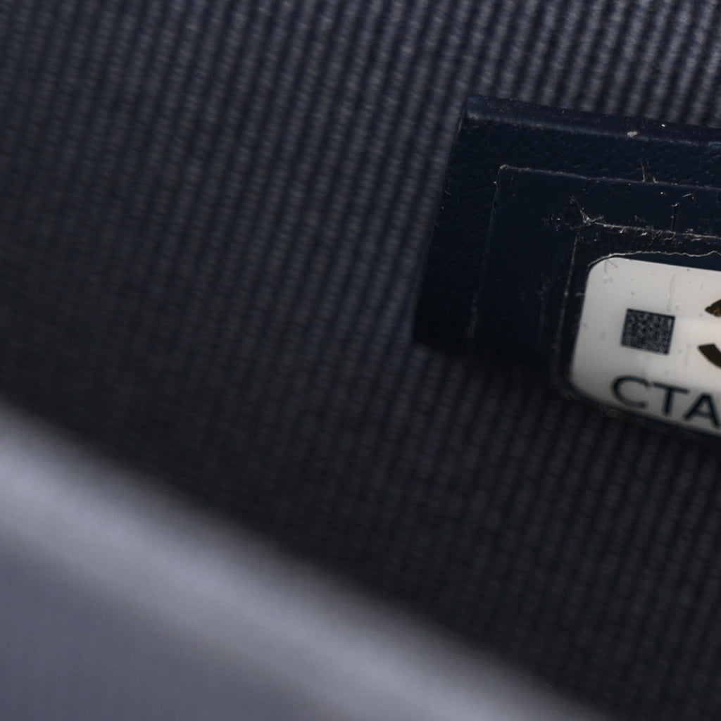 Printed Denim CC Camera Case Blue