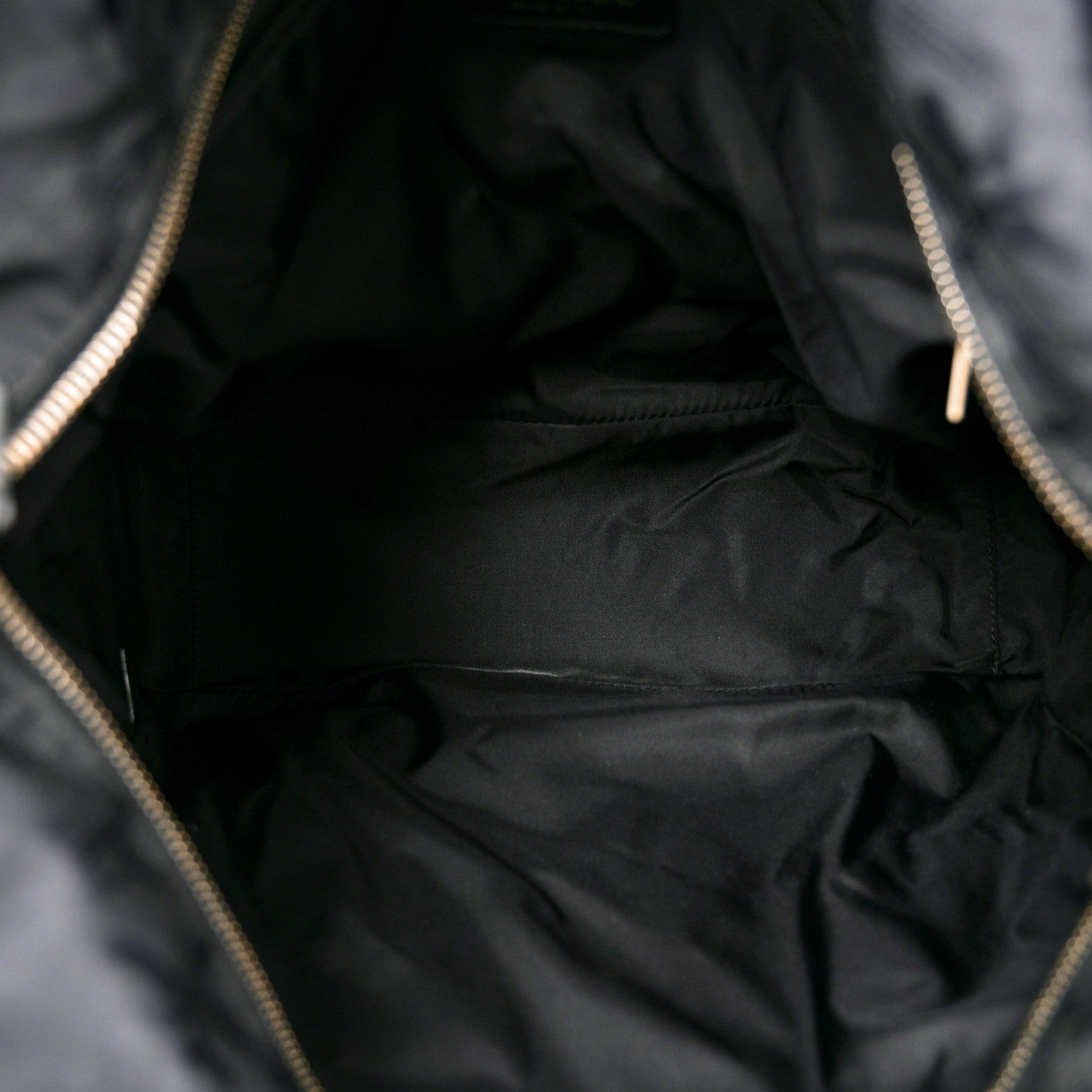 Nylon Large Travel Tote Black