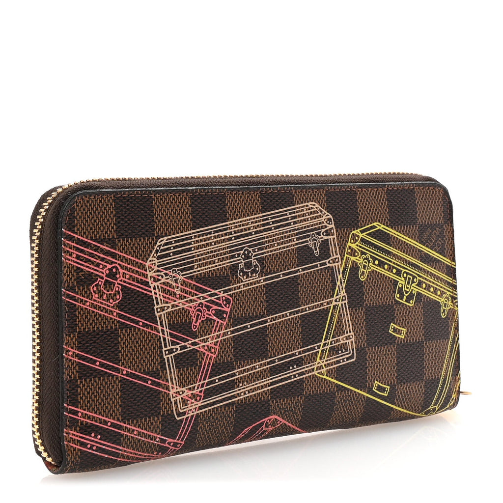 Damier Ebene 2014 Christmas Animation Zippy Wallet