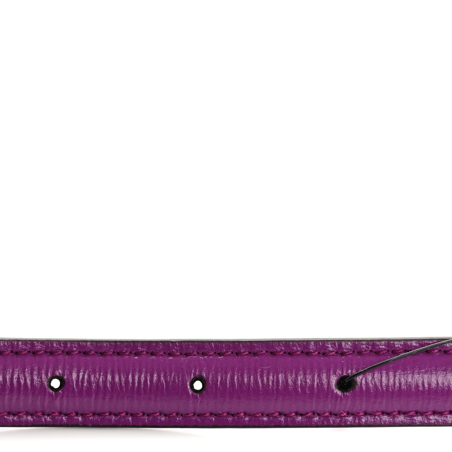 Efesto Leather Womens Horsebit 15/23mm Belt 95 38 Purple