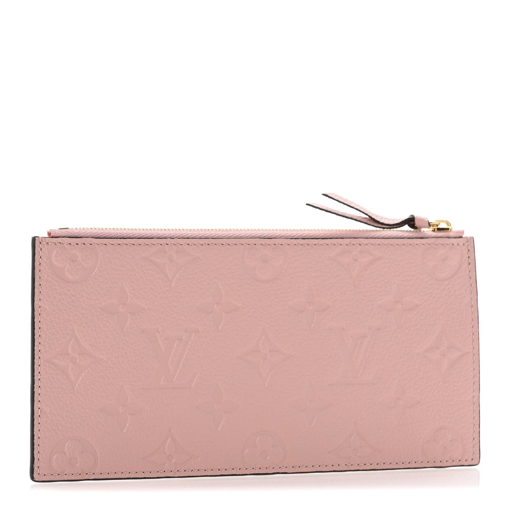 Empreinte Felicie Chain Wallet Zippered Insert Rose Poudre