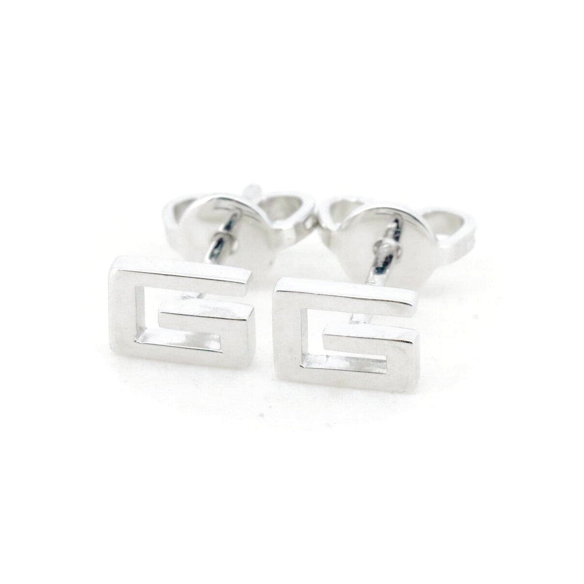 Gucci G Motif K18WG Earrings