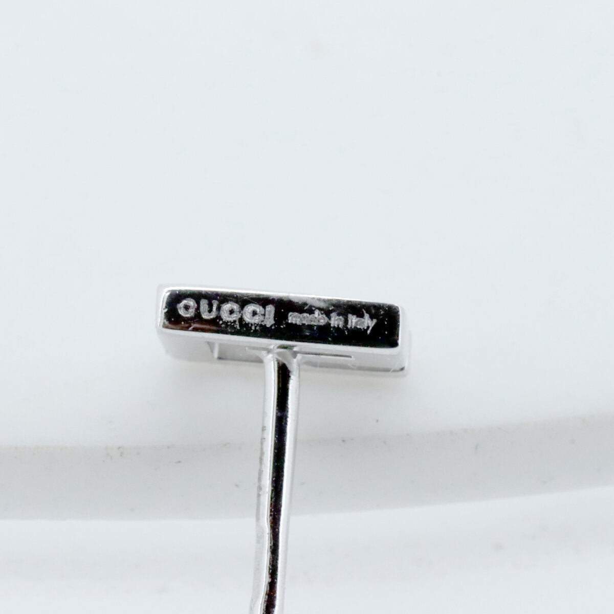 Gucci G Motif K18WG Earrings