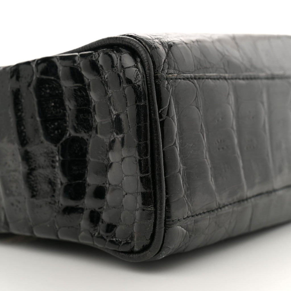 Alligator Tote Black