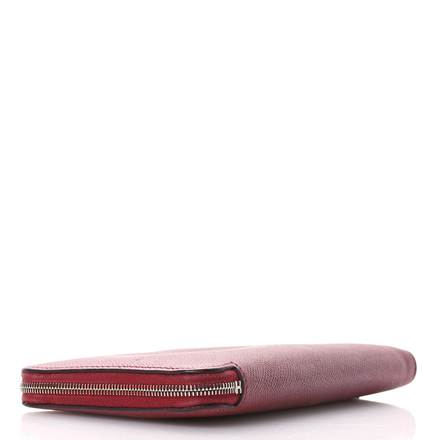 Epsom Silk'In Wallet Rouge Grenat Rose Eglantine