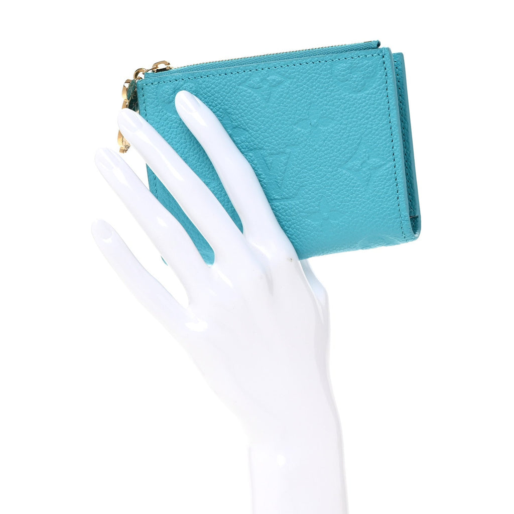 X TM Empreinte Monogram Lisa Wallet Kabira Blue