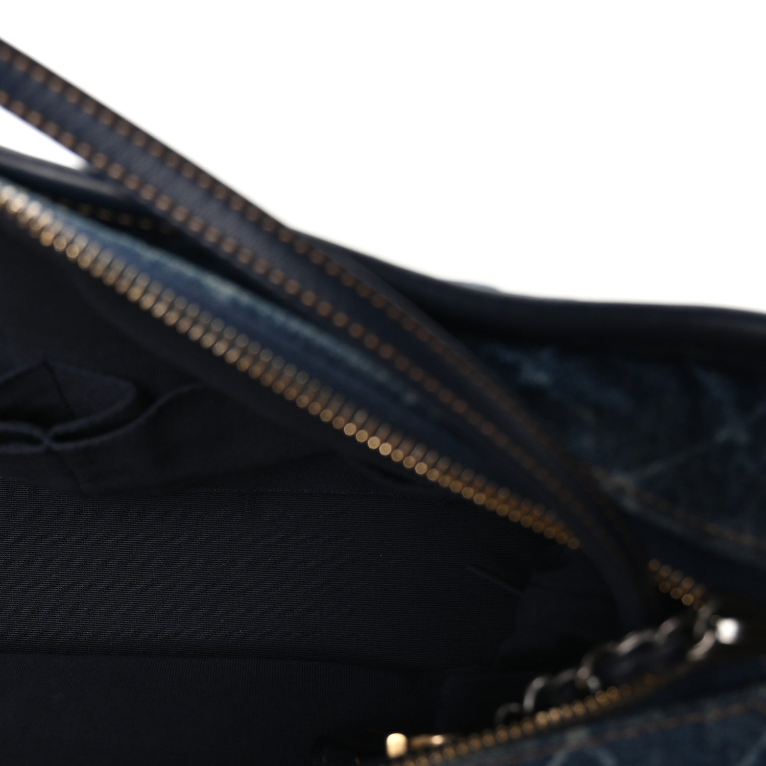 Denim Calfskin Medium Gabrielle Hobo Blue