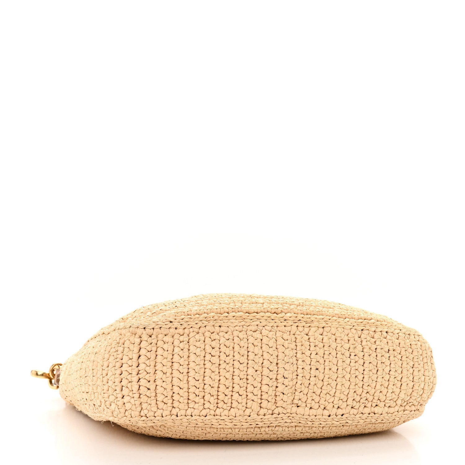 Yarn Raffia Effect Crochet Re-Edition 2005 Shoulder Bag Naturale