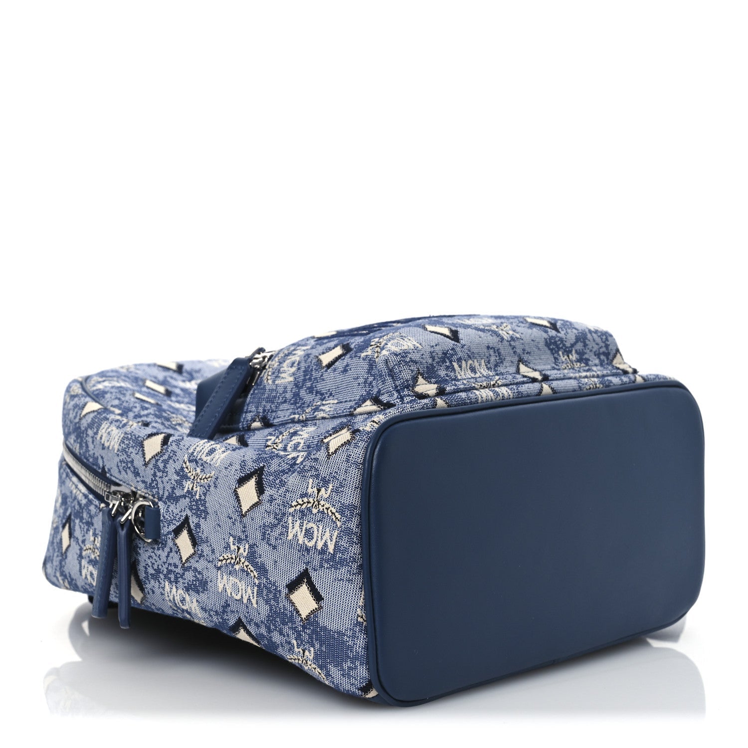 Jacquard Monogram Small Backpack Blue