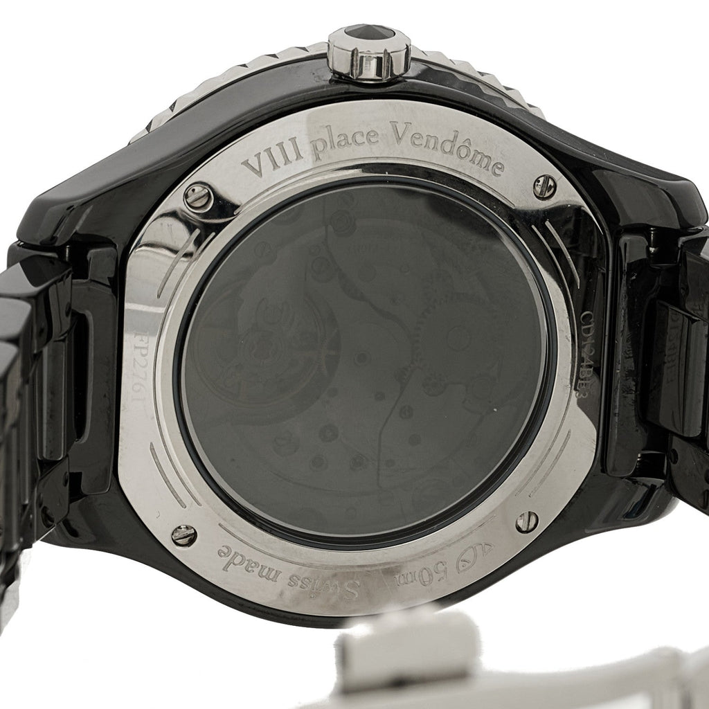 Stainless Steel Ceramic Diamond Bezel Mother of Pearl 36mm Dior VIII Grand Bal Drape Automatic Watch