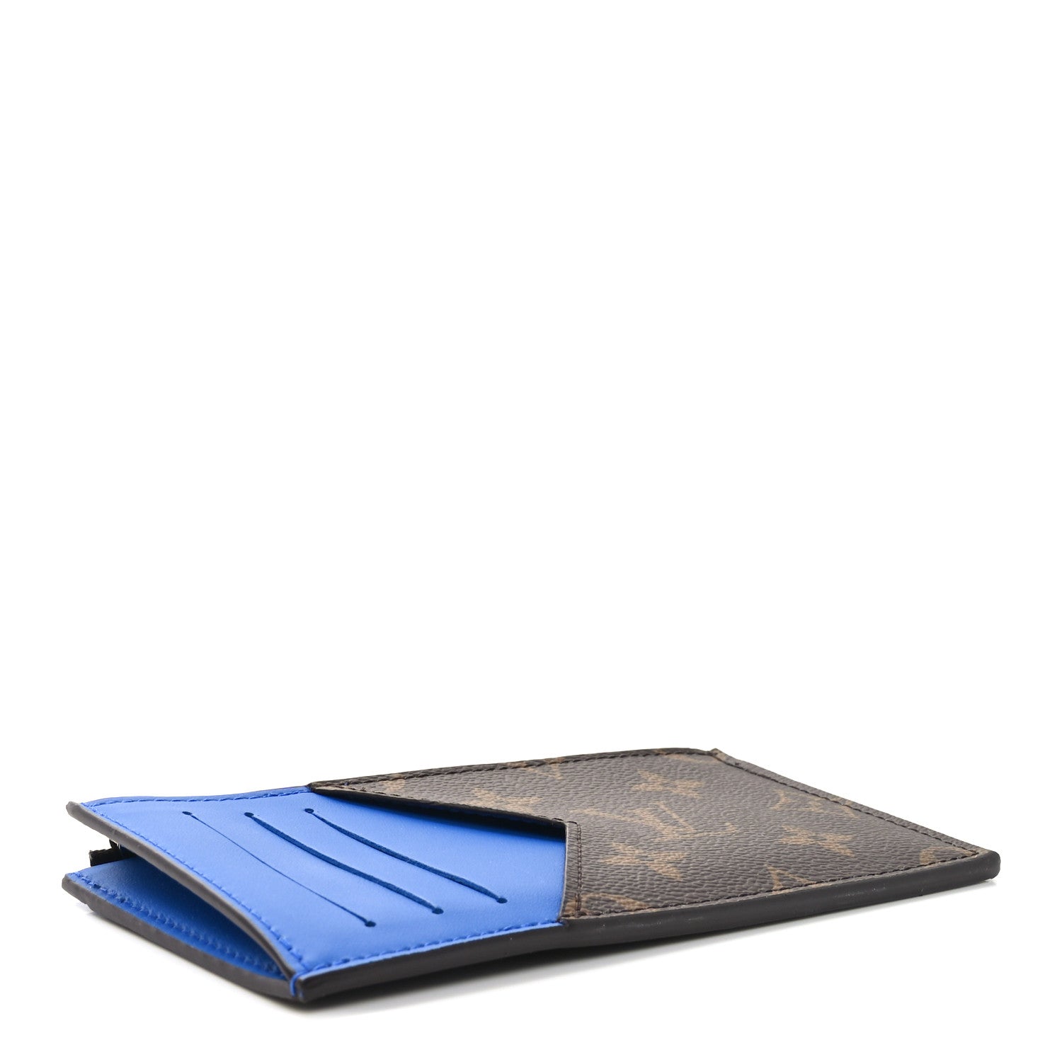 Monogram Calfskin Coin  Holder Indigo Blue