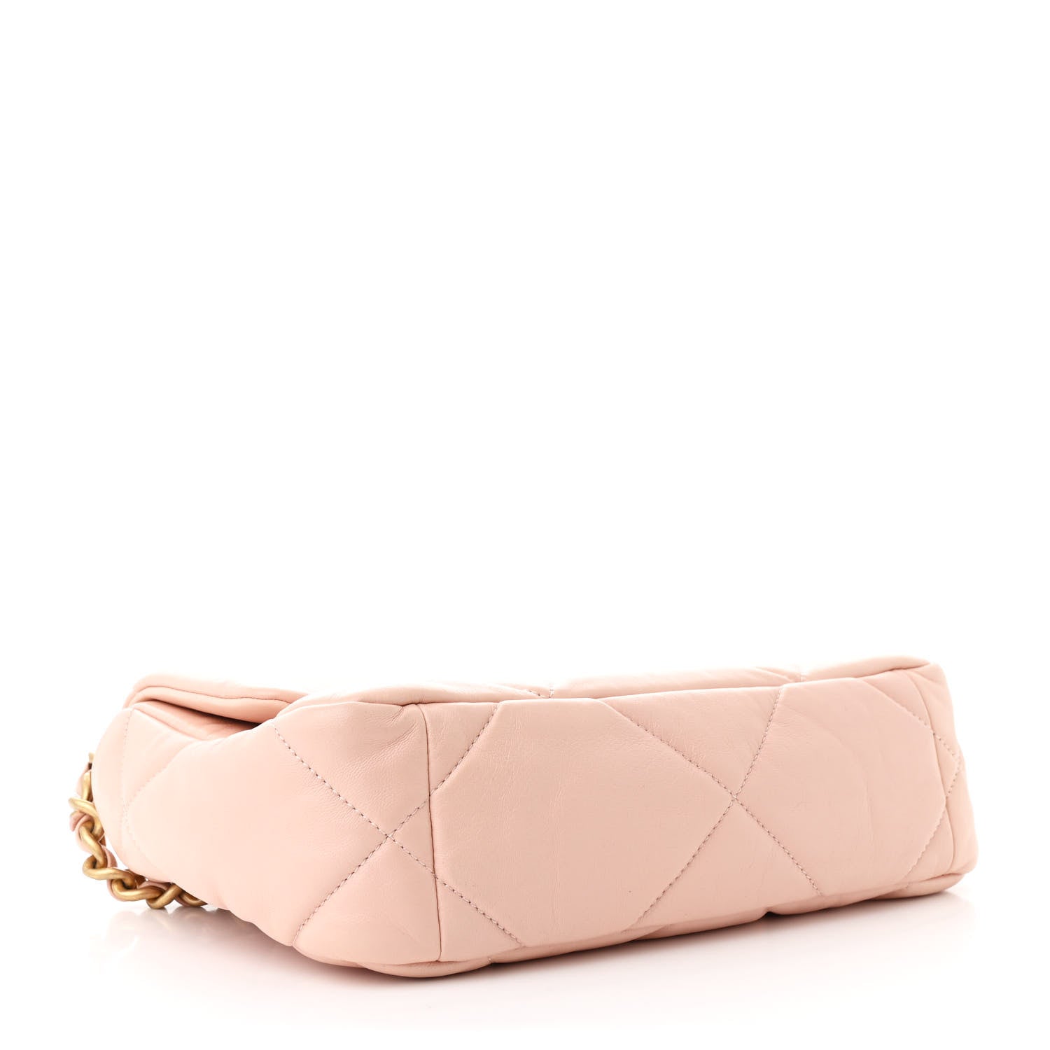 Lambskin Quilted Medium Chanel 19 Flap Pink