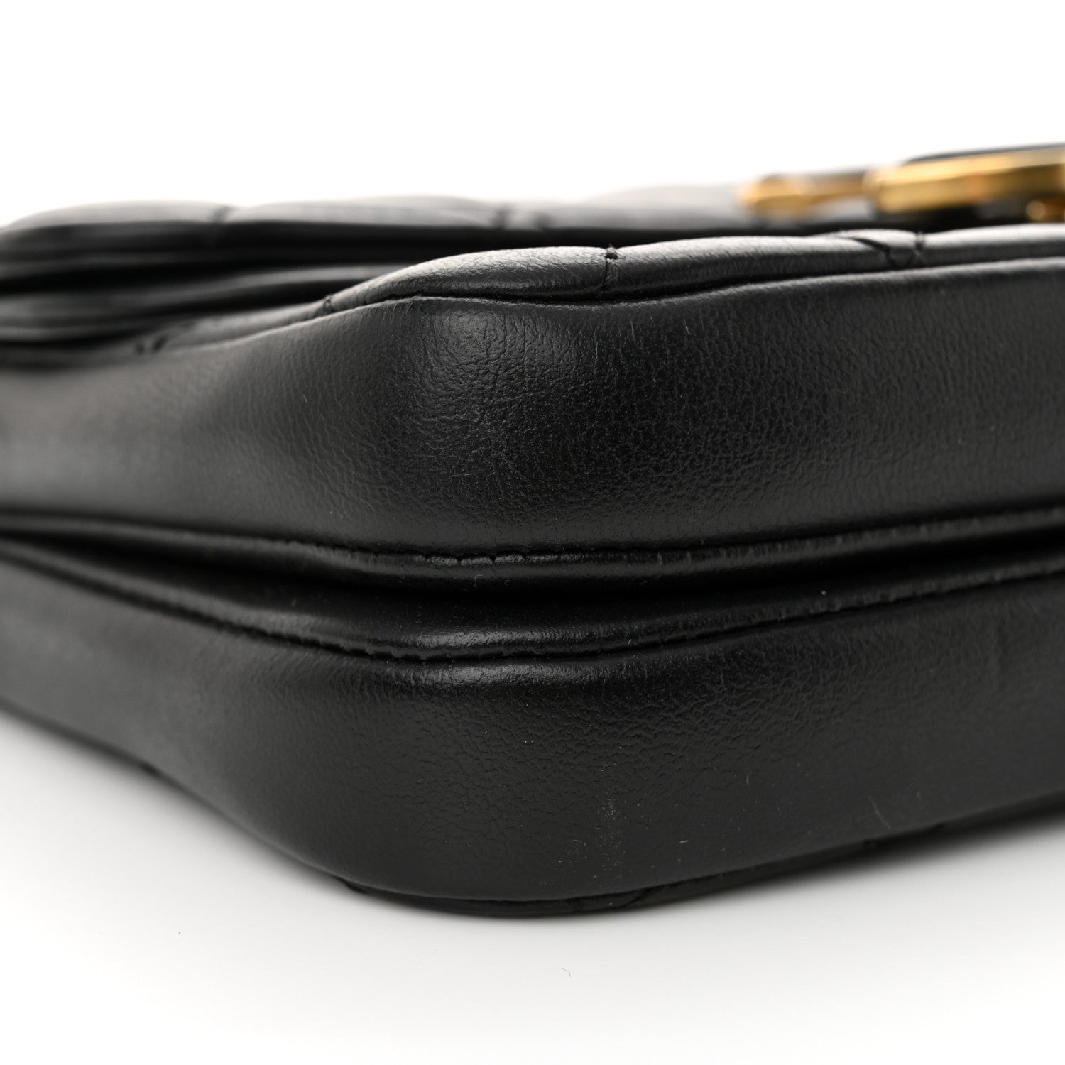 Lambskin Quilted Small CC Chic Flap Black