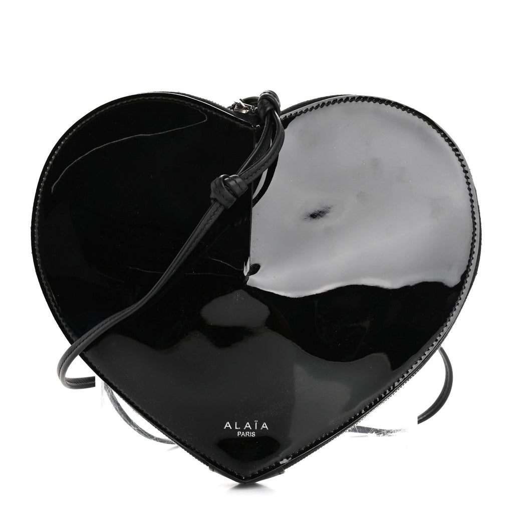 Patent Calfskin Le Coeur Bag Black