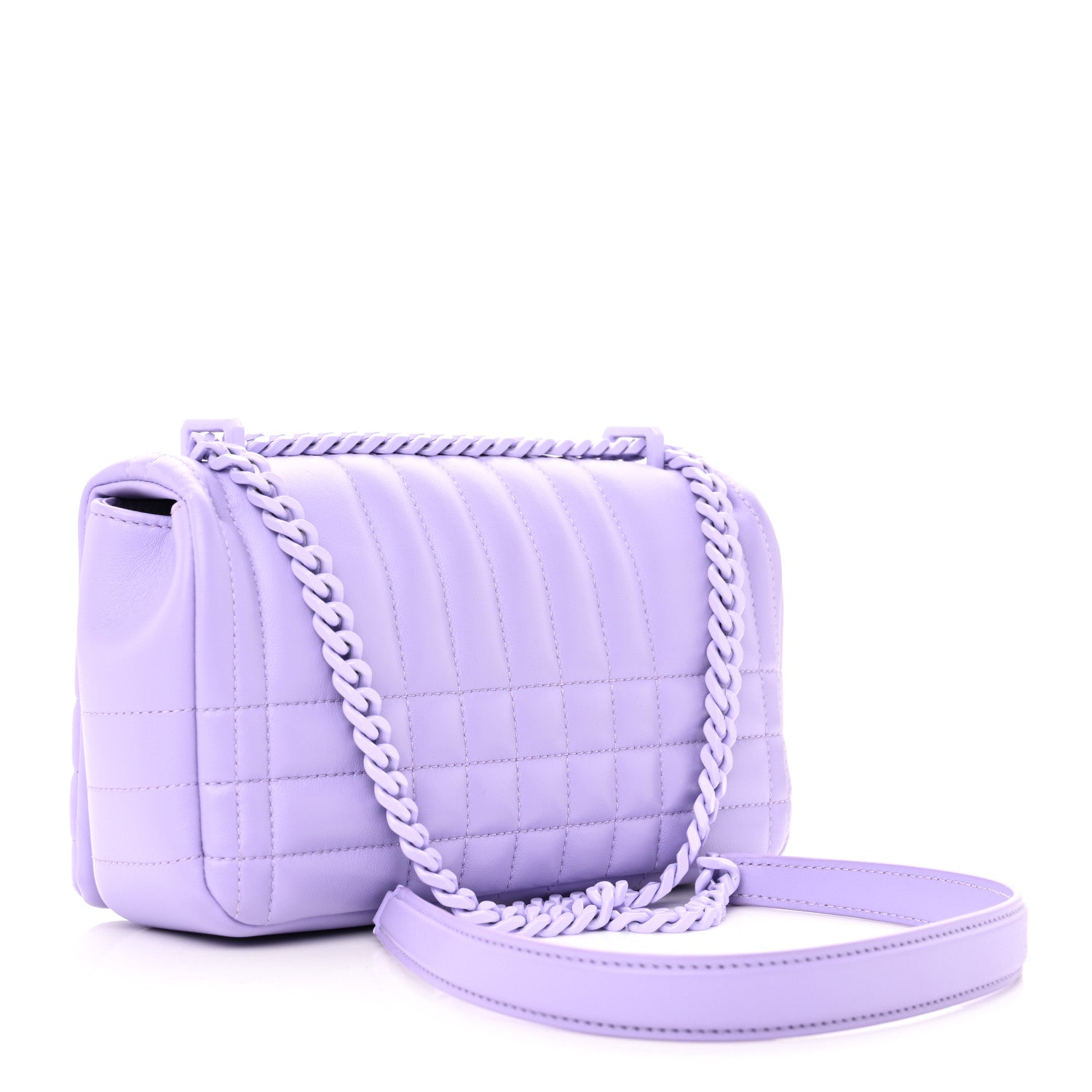 Lambskin Quilted Small Lola Bag Soft Violet