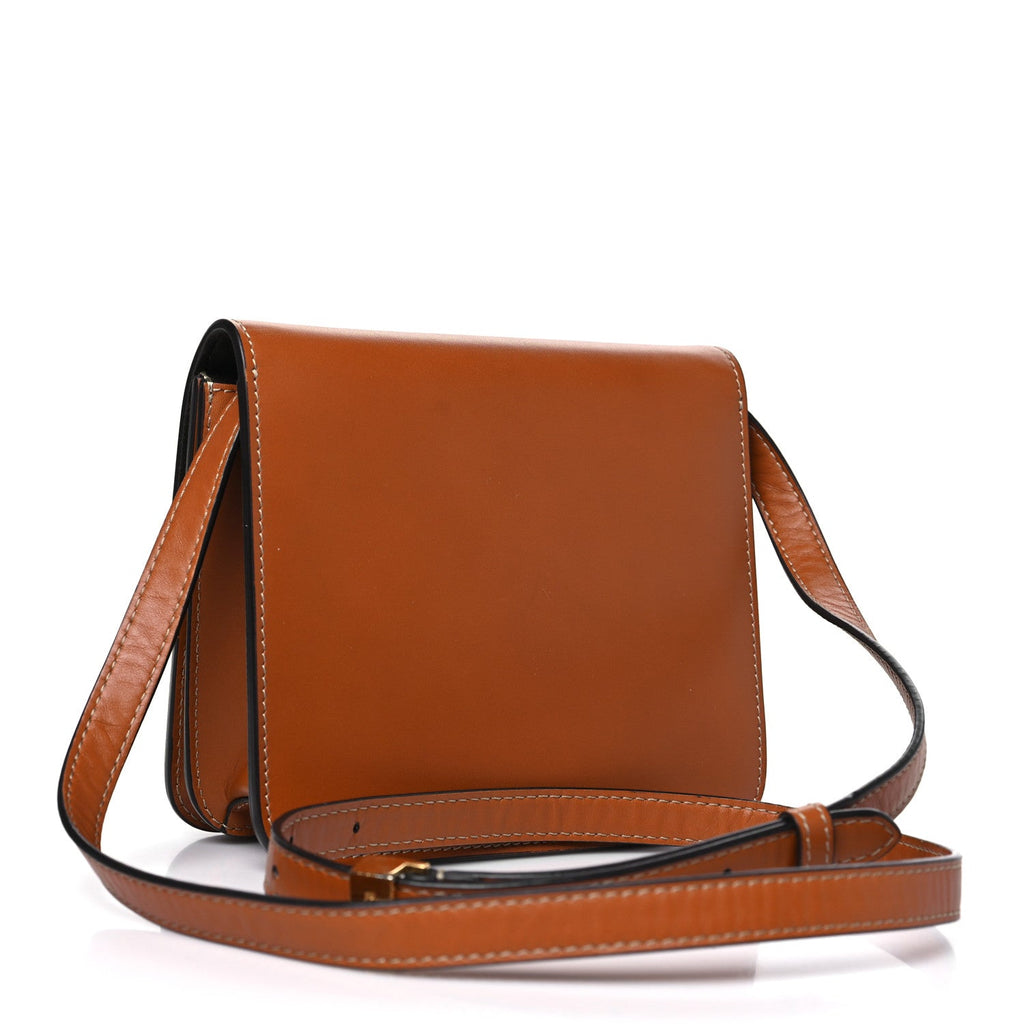 Vitello King Crystal Fab Crossbody Bag Cuoio