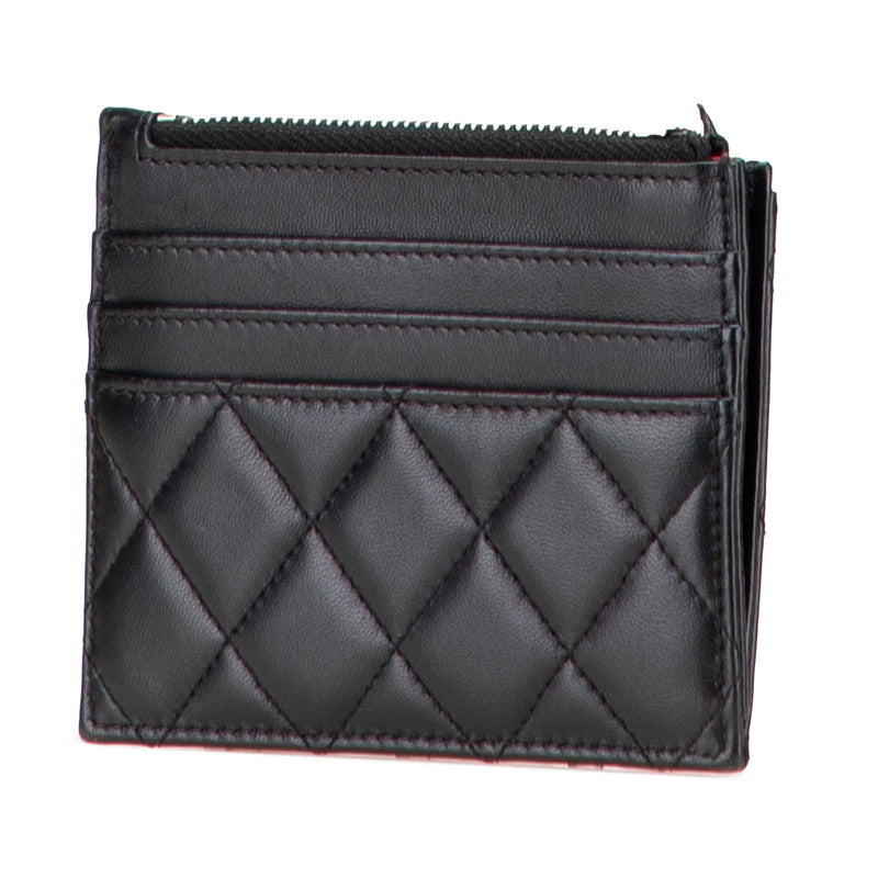 Chanel Coco Mark Matelasse Lambskin Coin  Case