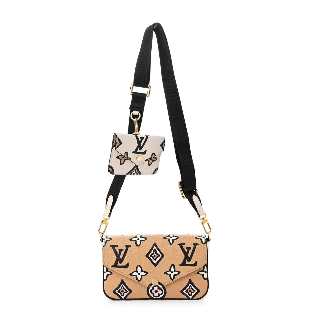 Monogram Wild At Heart Felicie Strap & Go Arizona Creme