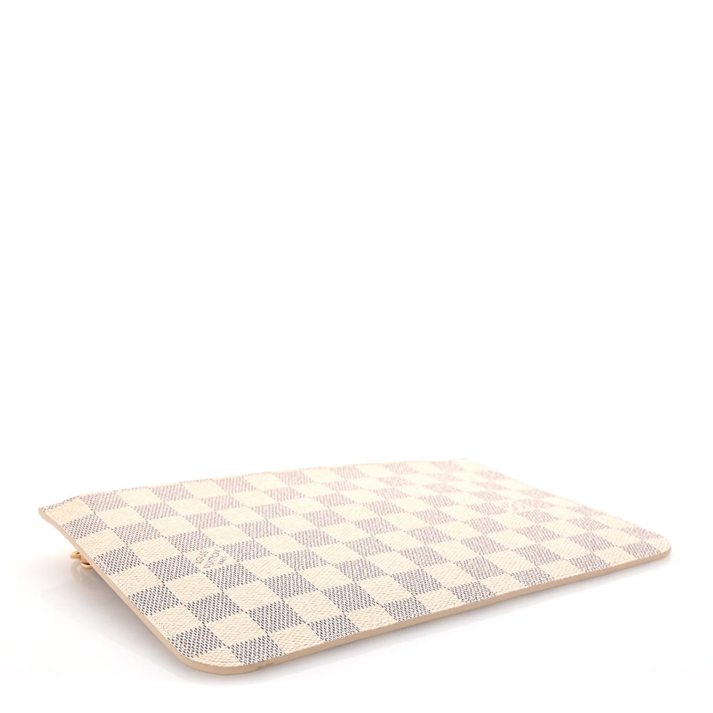Damier Azur Neverfull MM GM Pochette Rose Ballerine