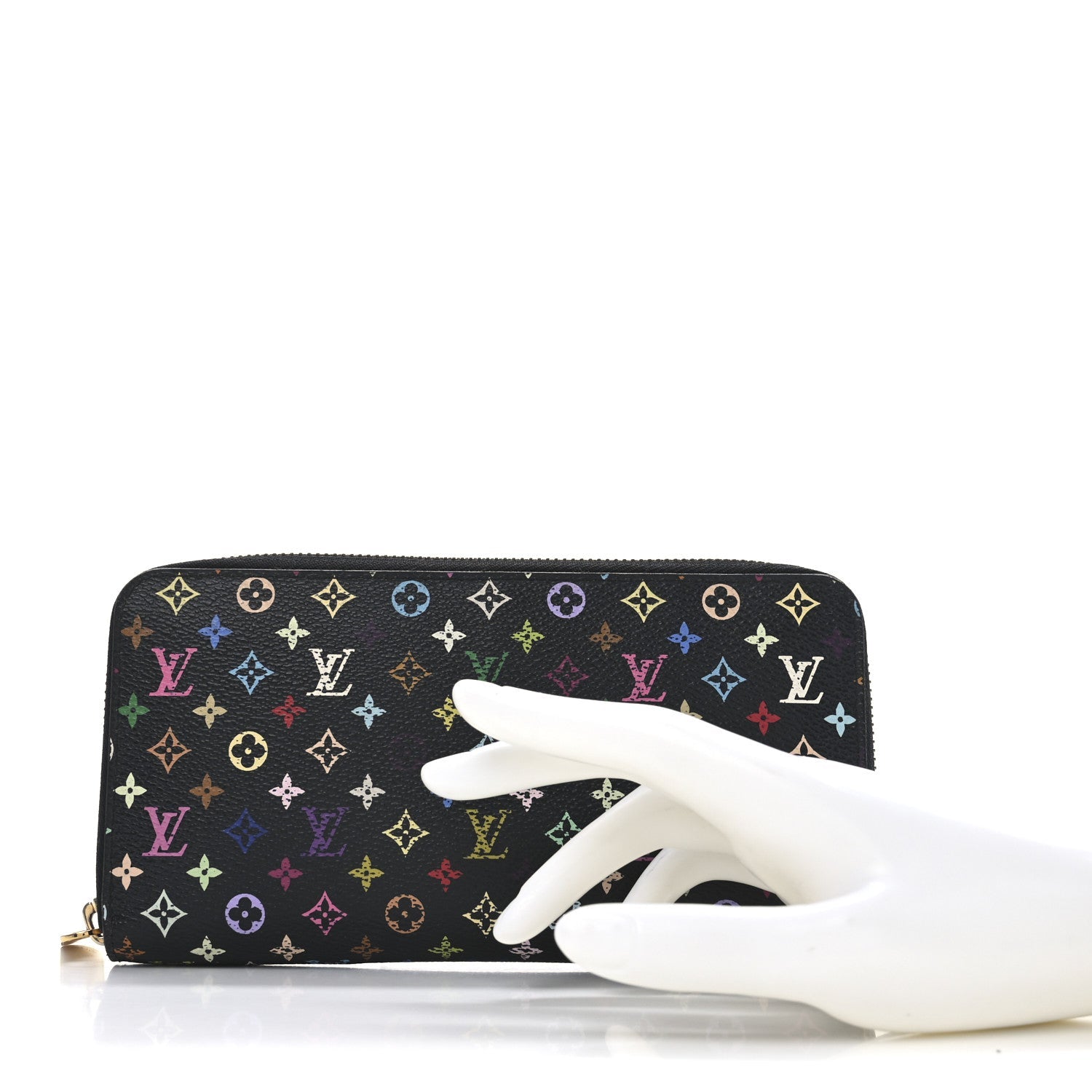 Monogram Multicolor Zippy Wallet Black Grenade