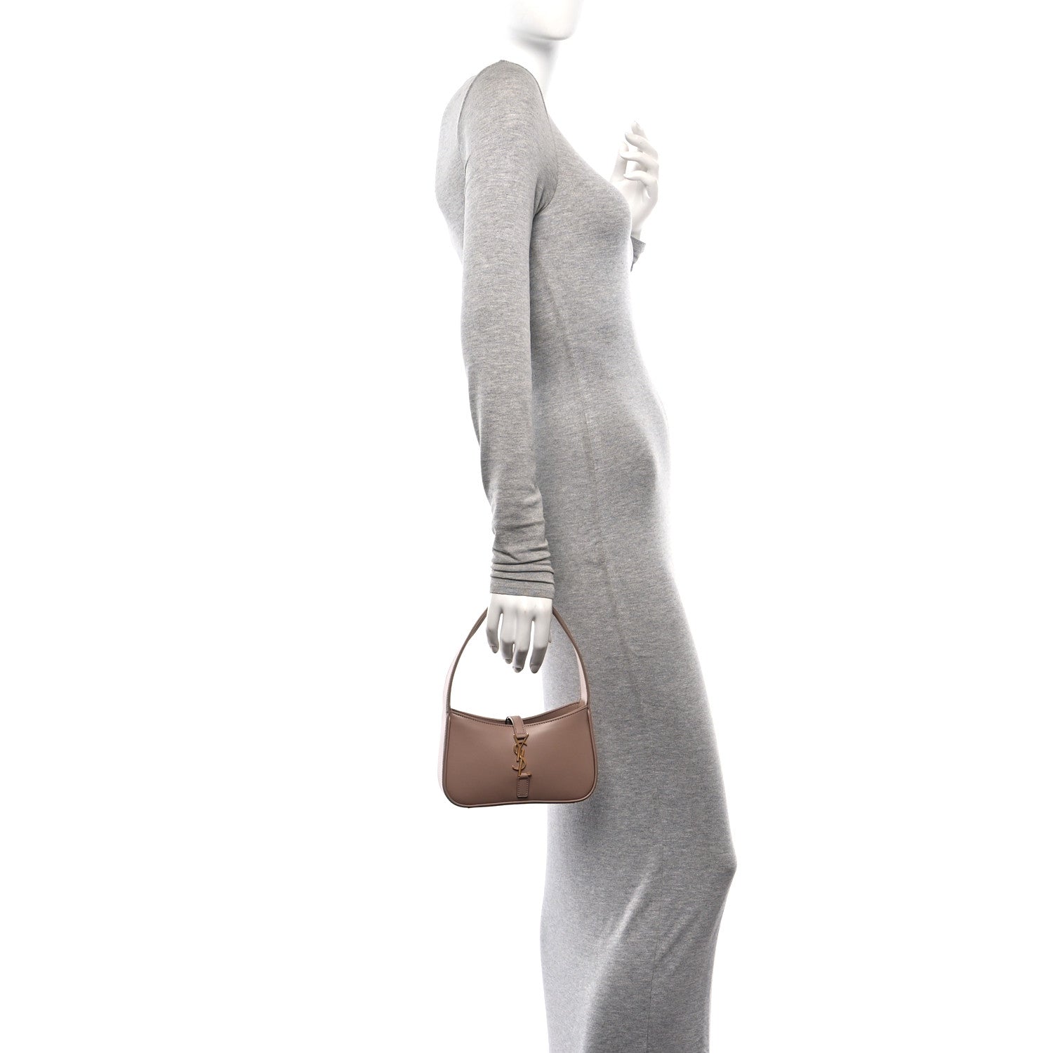 Smooth Calfskin Le 5 A 7 Mini Hobo Rosy Sand