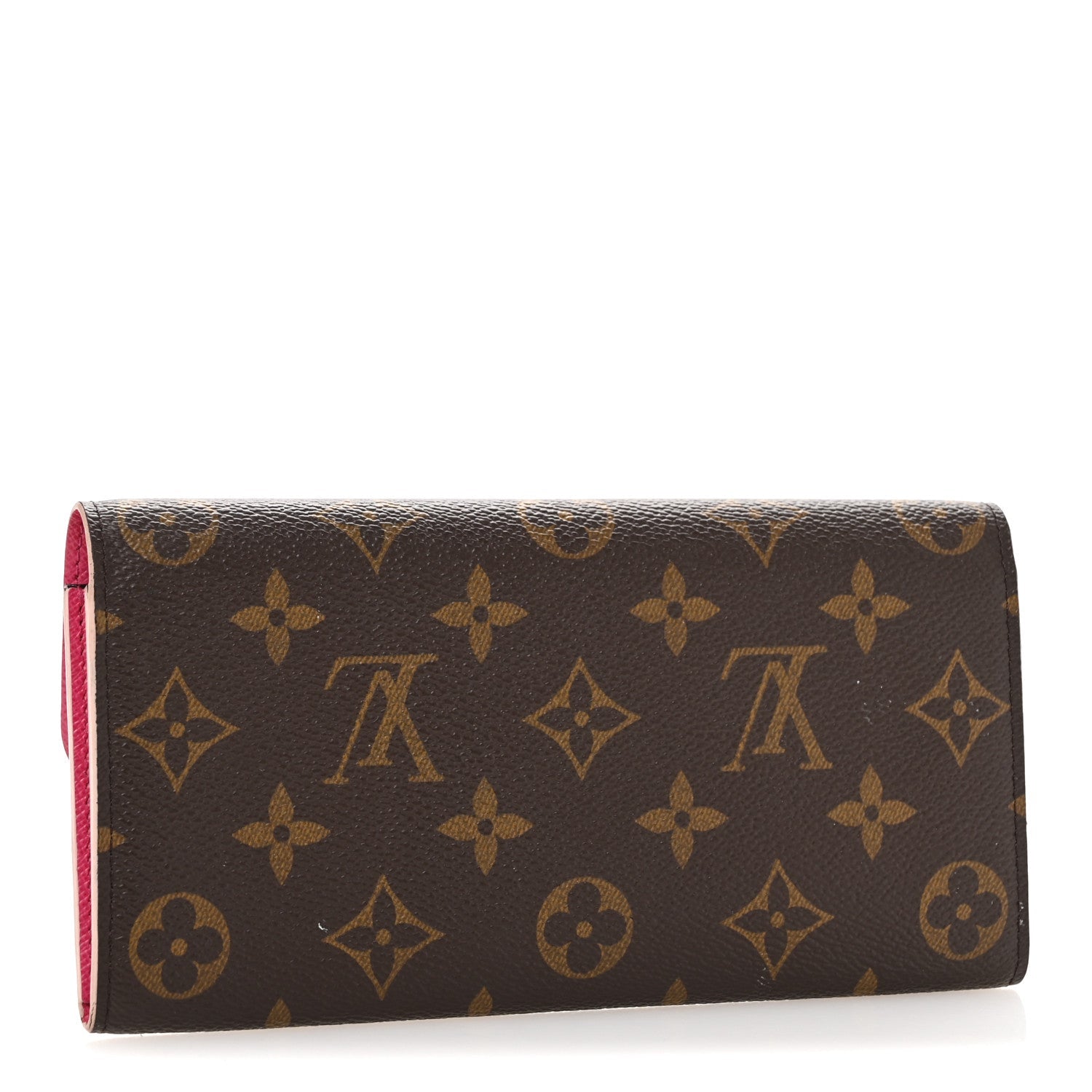 Monogram Bloom Flower Emilie Wallet Fuchsia
