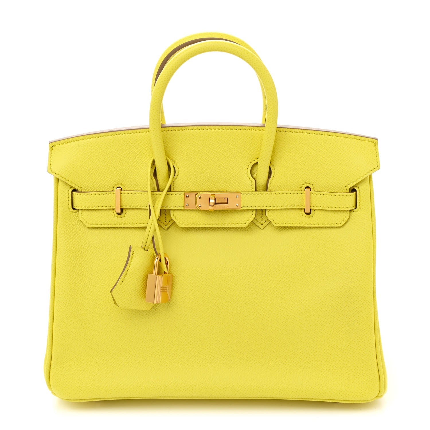 Epsom Birkin 25 Lime