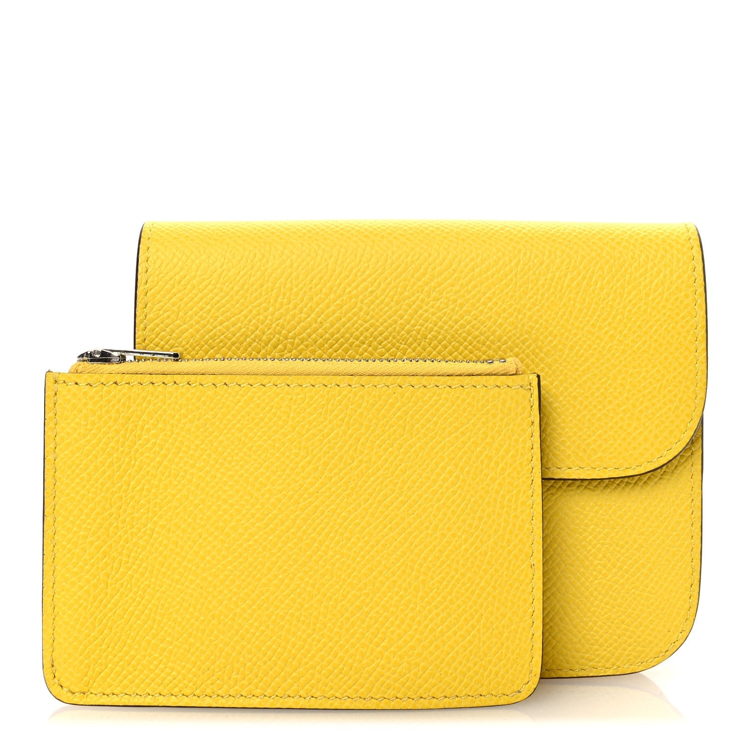 Epsom Constance Slim Wallet Jaune de Naples