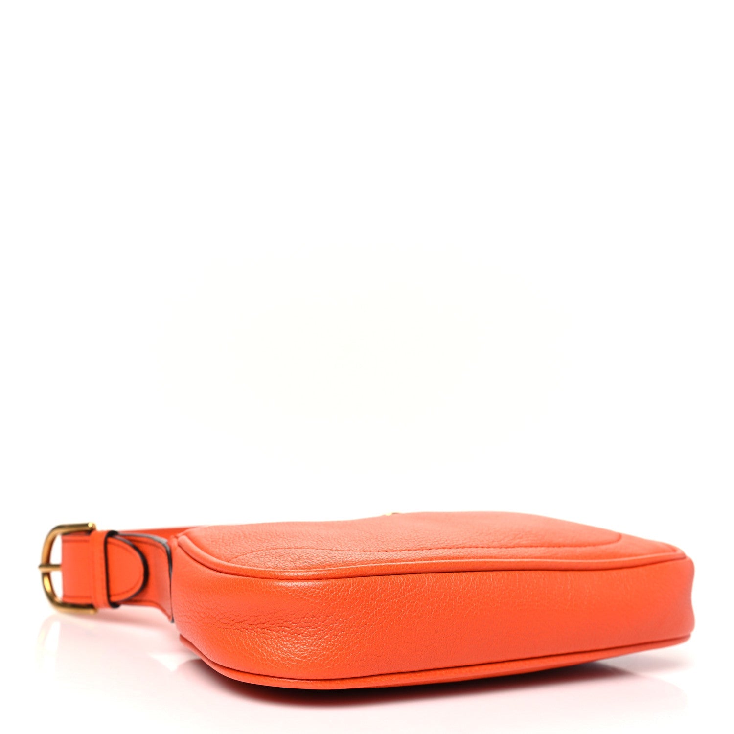 Goatskin Mini Aphrodite Shoulder Bag Orange