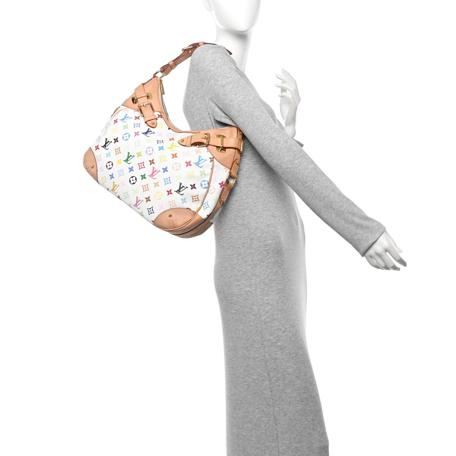 Monogram Multicolor Greta White