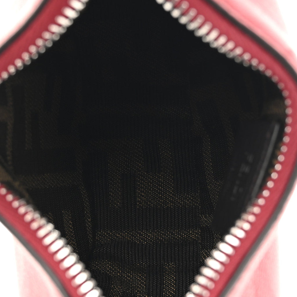 Vitello Grace New Matte Nano Fendigraphy Hobo Charm Scarlet