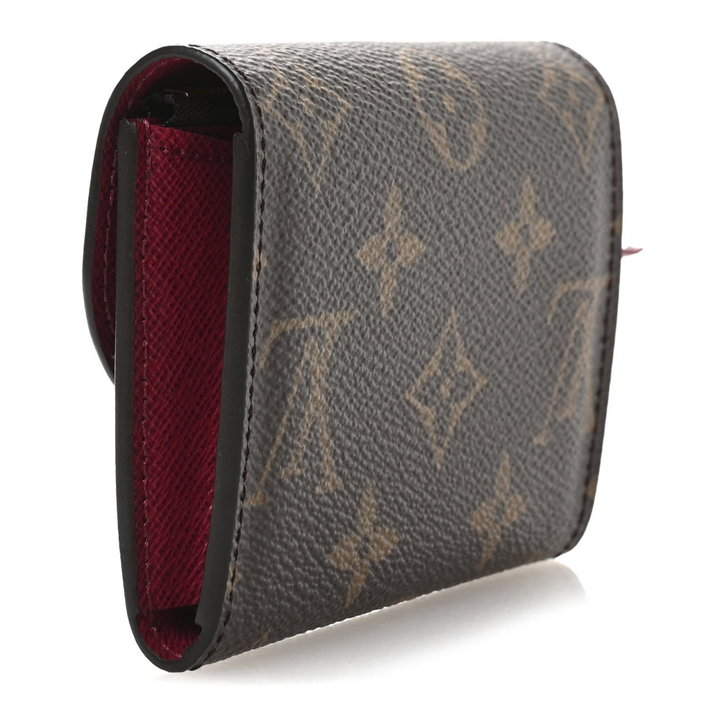 Monogram Rosalie Coin Purse Fuchsia