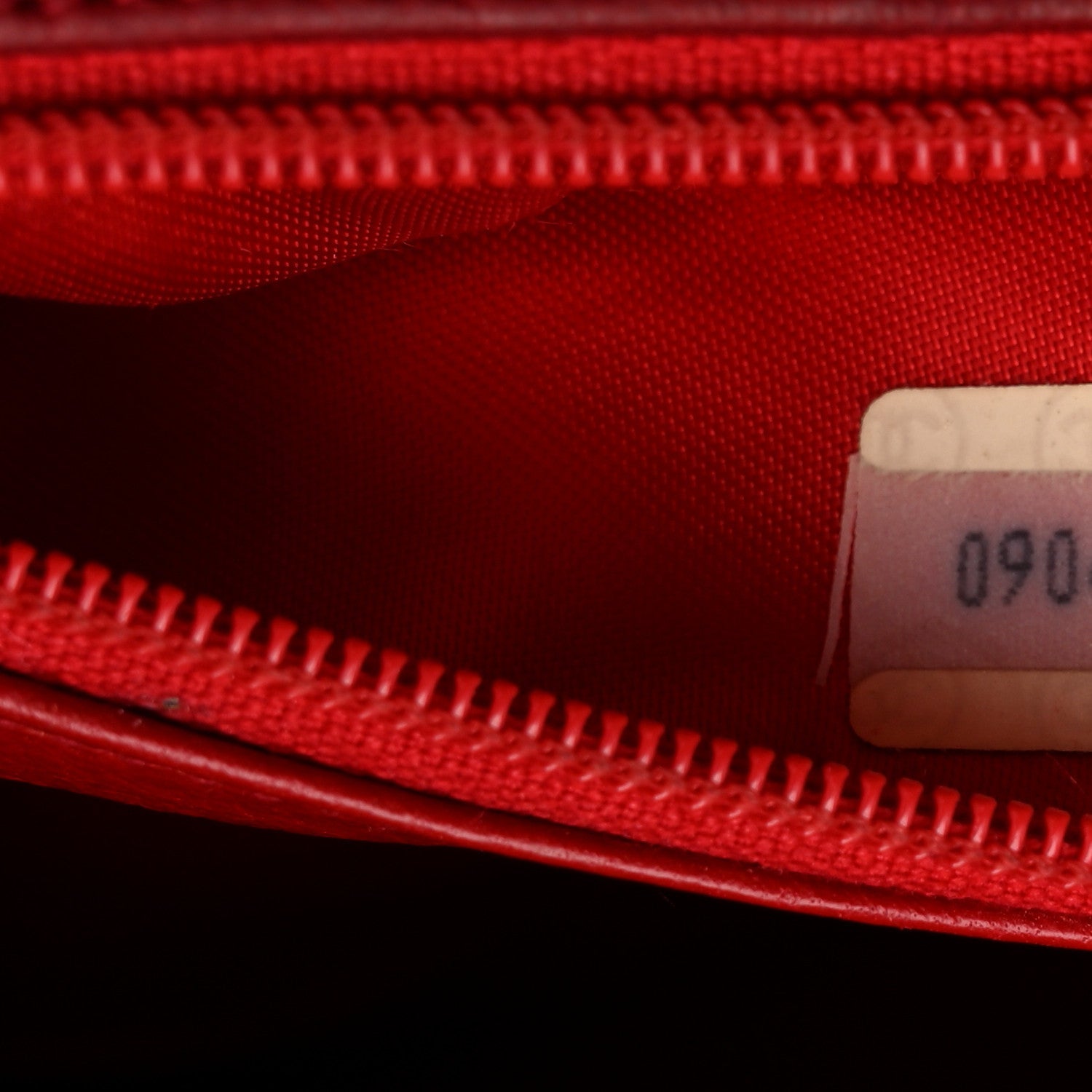 Lambskin Quilted CC Shoulder Bag Red