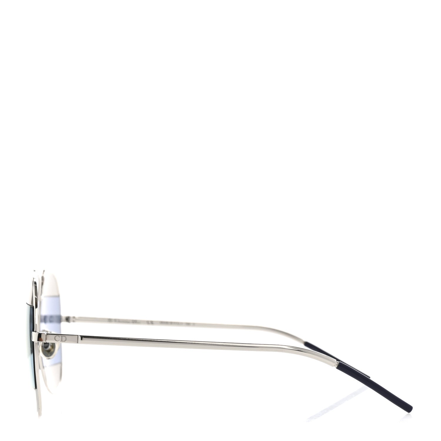 Split 1 Aviator Sunglasses Silver Blue